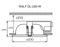 Preview: Kanlux Downlight Deckenleuchte RALF DL-220-SC (2xE27 bis 20W)
